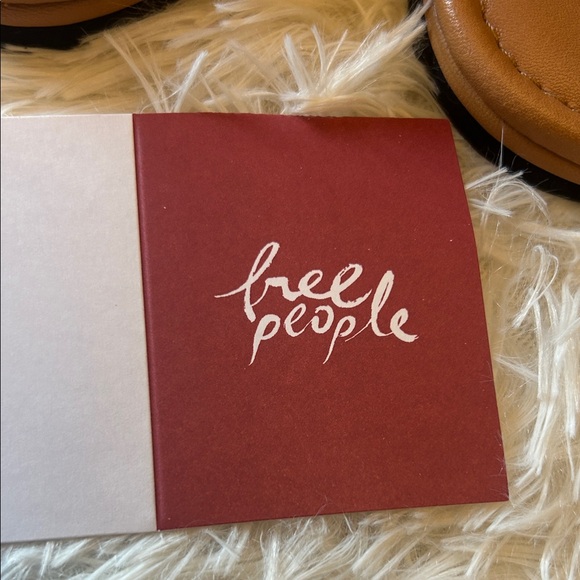 Free People White & Tan Woven Cross-Strap Slide - Picture 9 of 12